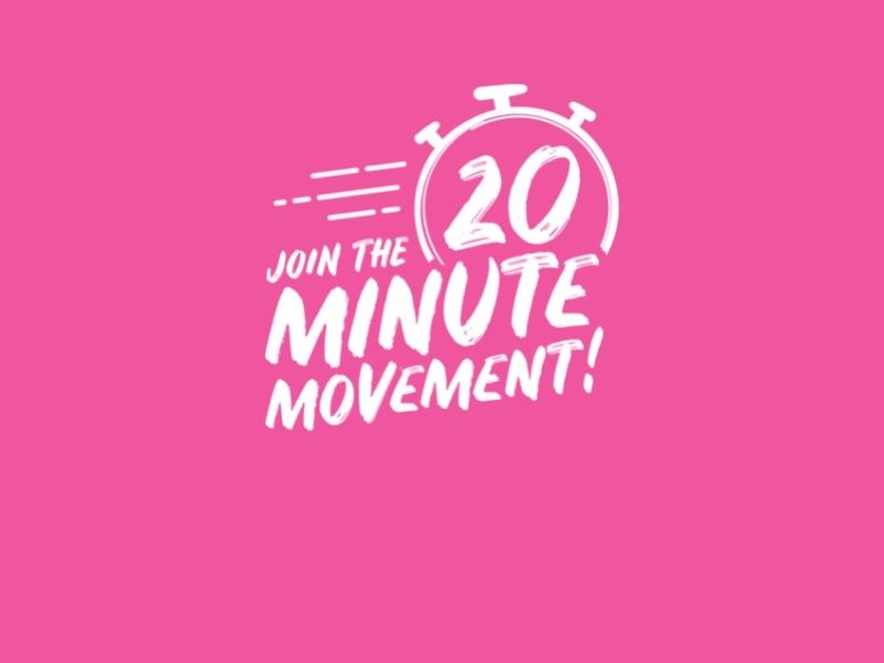 Join the 20 Minute Movement logo